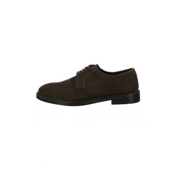 Pantofi derby de piele intoarsa Bidford