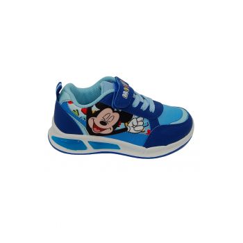 Pantofi sport cu LED-uri Mickey Mouse