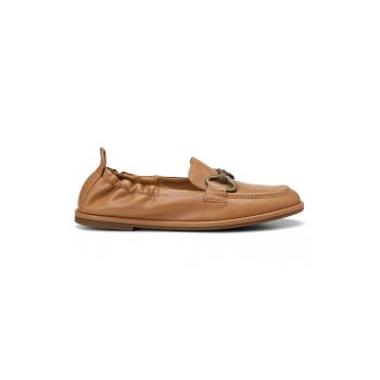 Pantofi sport de piele cu margine elastica