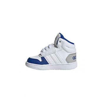 Pantofi sport mid-hi de piele ecologica si material textil Hoops 2.0