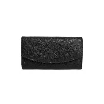 Portofel din piele cu clapa Almas
