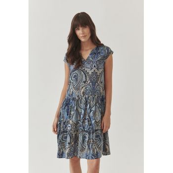 Rochie cu model si maneci scurte