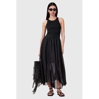 Rochie lunga cu decolteu rotund Zenia
