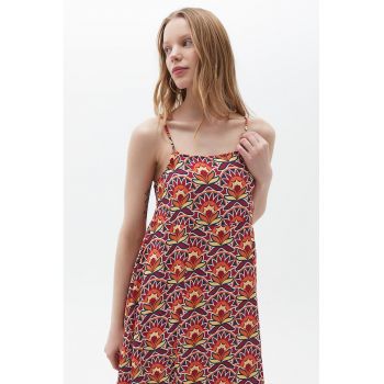 Rochie maxi cu model floral