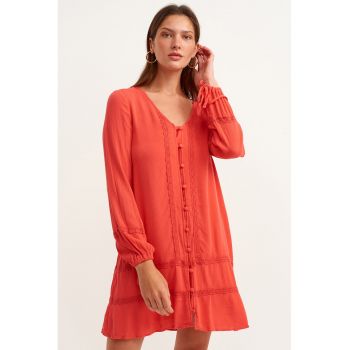 Rochie scurta cu decolteu in V