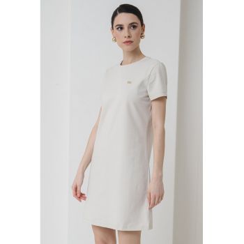 Rochie-tricou cu decolteu rotund