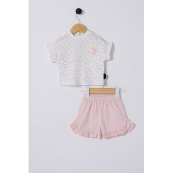 Set de top crop si pantaloni scurti