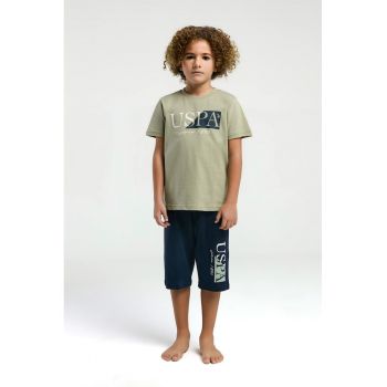 Set de tricou de bumbac si pantaloni scurti - 2 piese