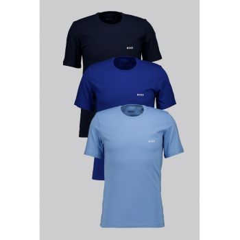 Set de tricouri de casa cu decolteu la baza gatului - 3 piese