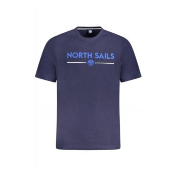 Tricou barbati cu maneca scurta - cu imprimeu cu logo - Regular fit -