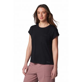 Tricou cu buzunar aplicat pe piept - pentru drumetii Boundless