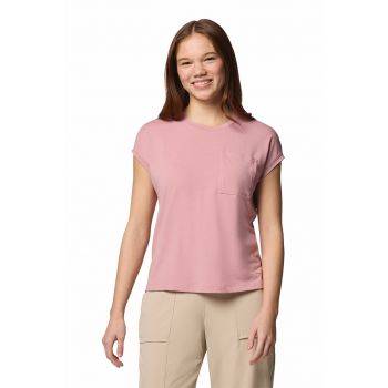 Tricou cu buzunar aplicat pe piept - pentru drumetii Boundless