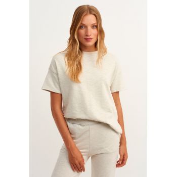 Tricou cu decolteu rotund