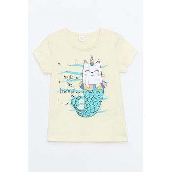 Tricou cu imprimeu frontal