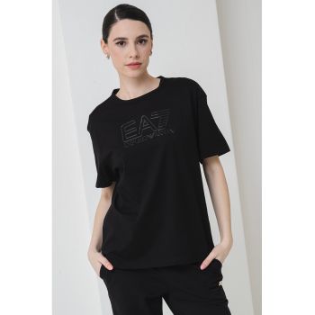 Tricou cu imprimeu logo pe piept