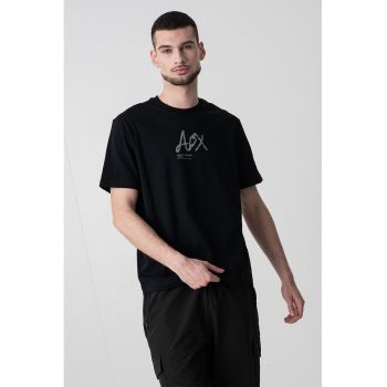 Tricou din bumbac cu imprimeu logo