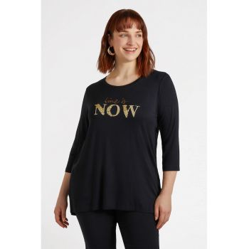 Bluza cu aplicatii cu paiete