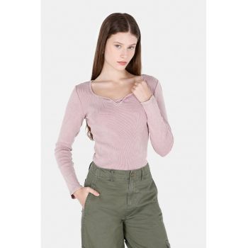 Bluza cu decolteu rotund