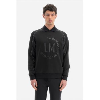 Bluza sport cu imprimeu logo