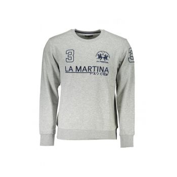 Bluza sport cu imprimeu logo  Alb