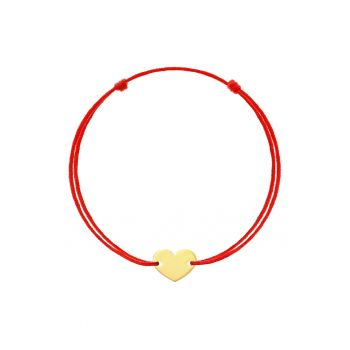 Bratara Copii Kabbalah cu pandantiv din Aur 585 - 14K - Heart