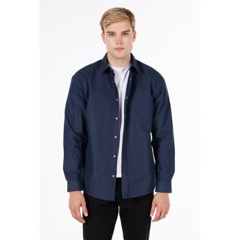 Camasa regular fit cu capse
