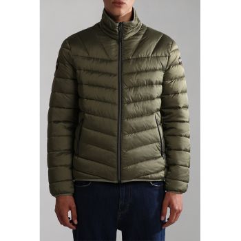 Geaca scurta regular fit cu aspect matlasat