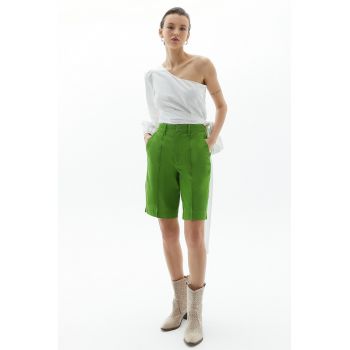 Pantaloni drepti din amestec de lyocell