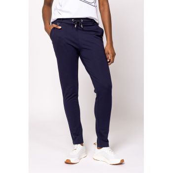 Pantaloni regular-fit cu snururi
