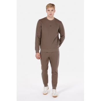 Pantaloni regular fit cu snururi de ajustare