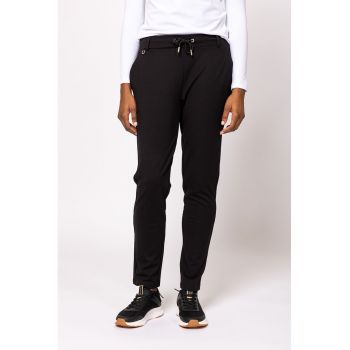 Pantaloni regular-fit cu snururi