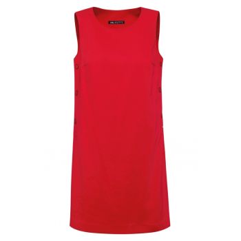 Rochie dreapta fara maneci - Rosu