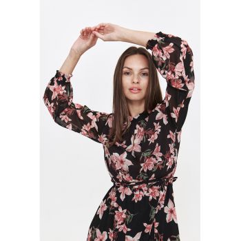 Rochie maxi cu model floral