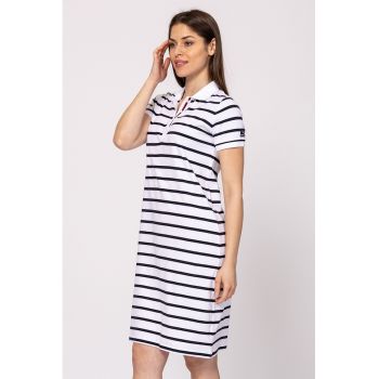 Rochie polo cu buline Vecra ieftina