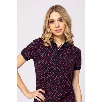 Rochie polo cu buline Vecra ieftina