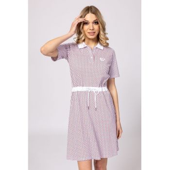 Rochie polo cu model si snur