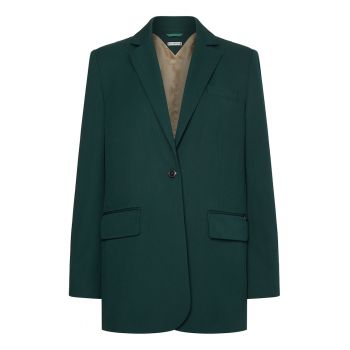 Sacou relaxed fit cu revere decupate