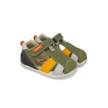 Sandale copii baieti din textil  252198-B801 - 22 - Verde