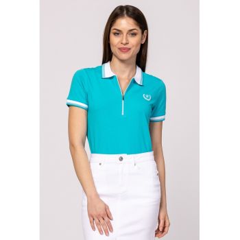 Tricou cu fenta cu fermoar
