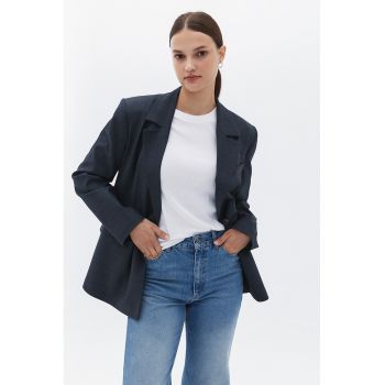 Tricou din bumbac cu model uni