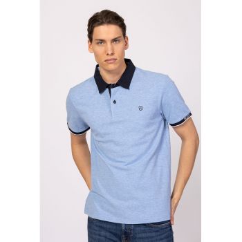 Tricou polo din bumbac pique