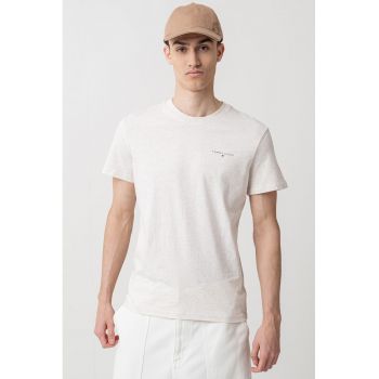 Tricou slim fit de bumbac organic