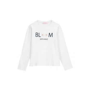 Bluza cu imprimeu text