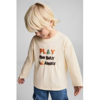 Bluza cu imprimeu text