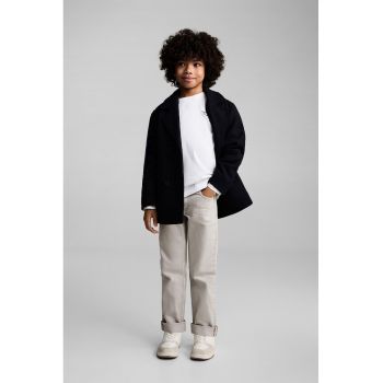 Bluza din bumbac cu imprimeu grafic si text