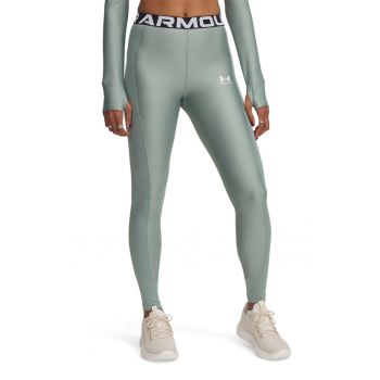 Colanti cu talie inalta si banda logo Heatgear