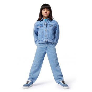 Jacheta din denim cu nasturi