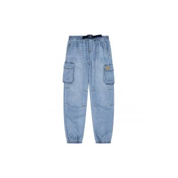 Jeggings cu talie cu catarama