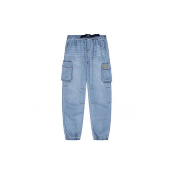 Jeggings cu talie cu catarama