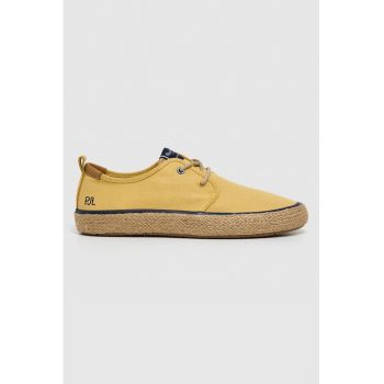 Mocasini din material textil